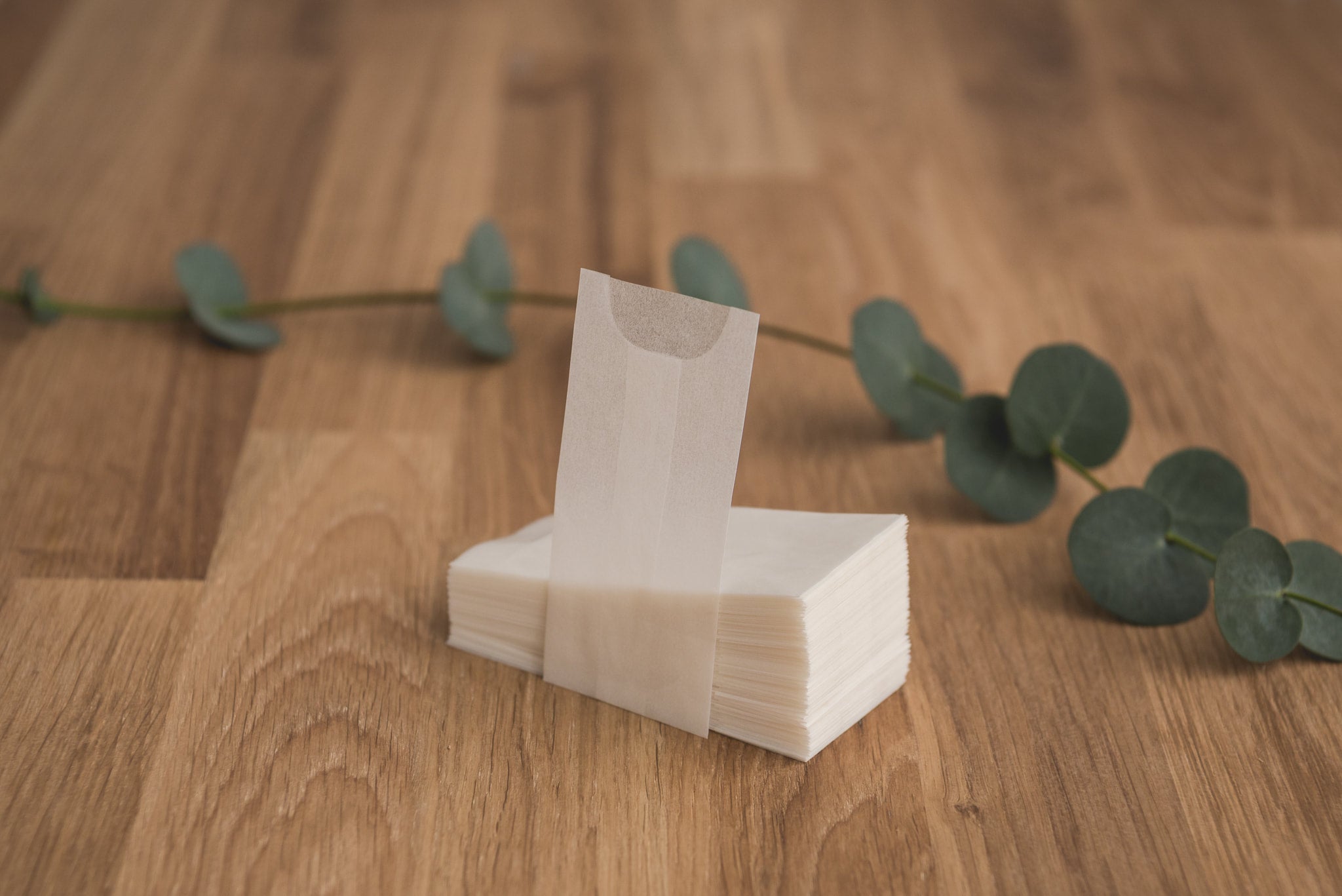 Glassine Bag 40 x 75mm Open Top GlassineBags.co.uk